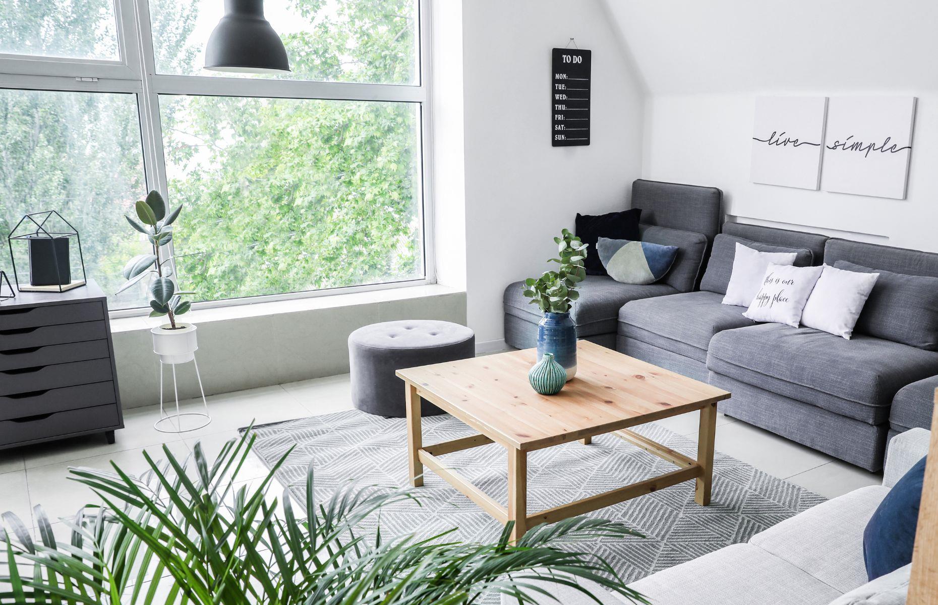 Grey-on-grey room schemes